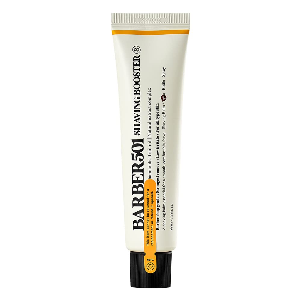 Barber501 Shaving Booster Balm Crema de Afeitar Hombres, Gel de Afe...