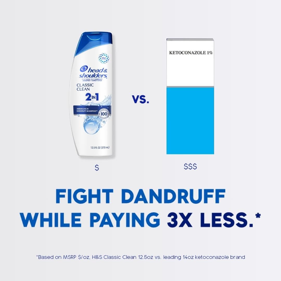 Head &amp; Shoulders Champú y acondicionador anticaspa Classic Clea...