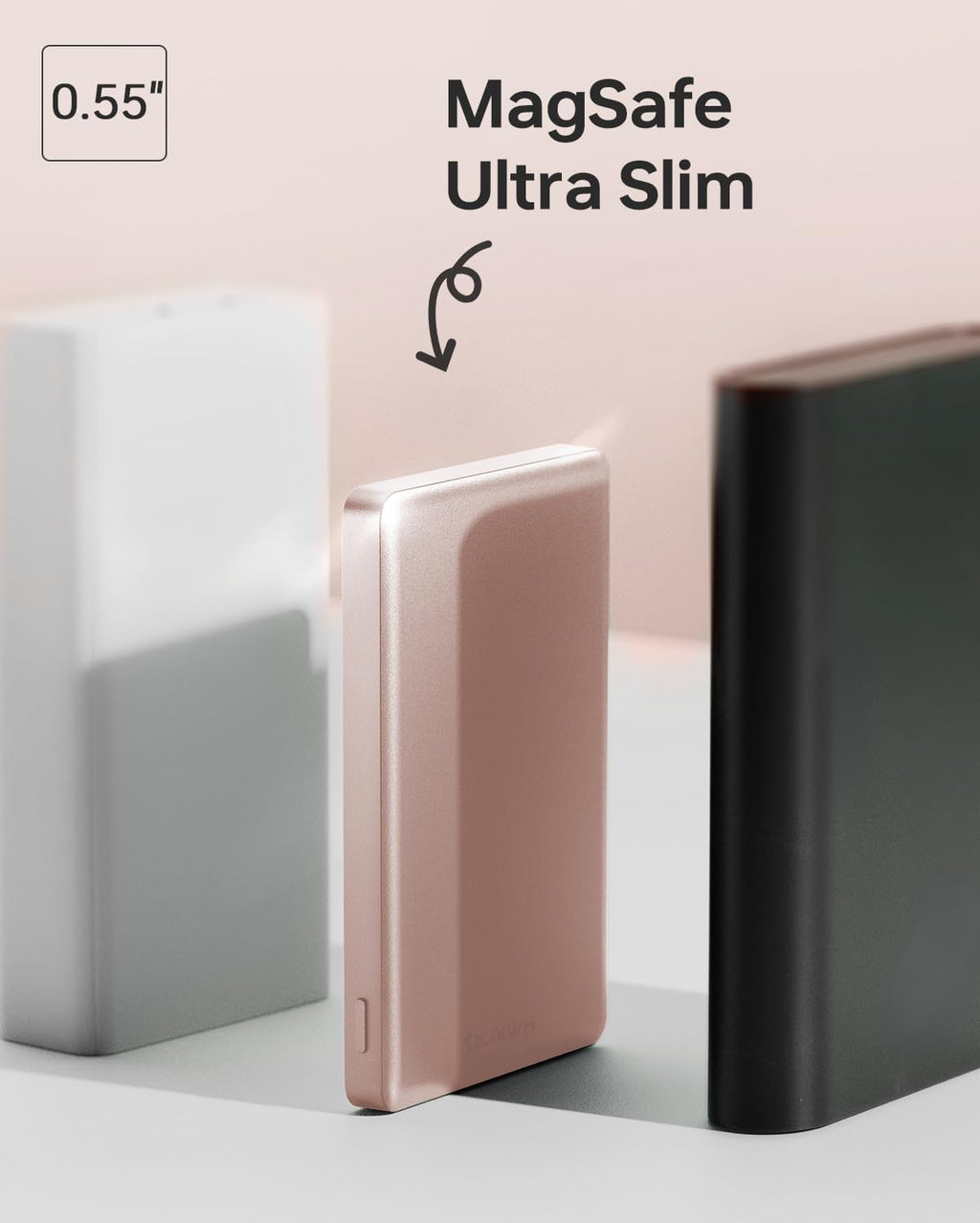ULiXWH 10,000 mAh para cargador de batería MagSafe ultra delgado, c...