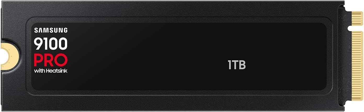 Samsung SSD 9100 PRO con disipador de calor de 1TB, PCIe 5.0x4 M.2...