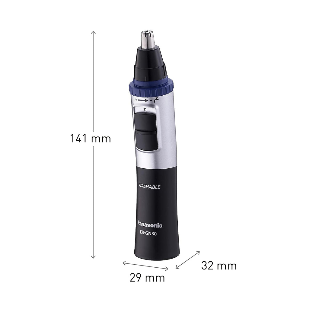 Panasonic ER-GN30-K - Recortadora de vello facial para nariz, oreja...