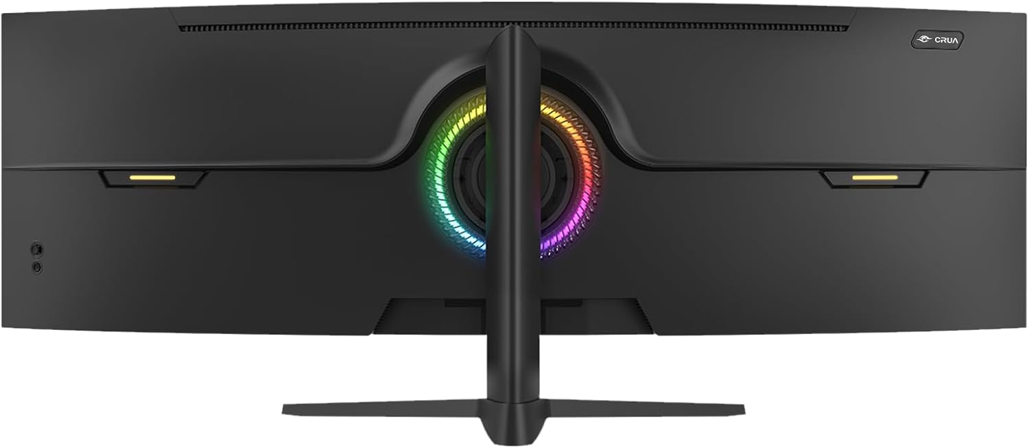 CRUA - Monitor curvo para juegos de 49 pulgadas | DQHD (5120 * 1440...