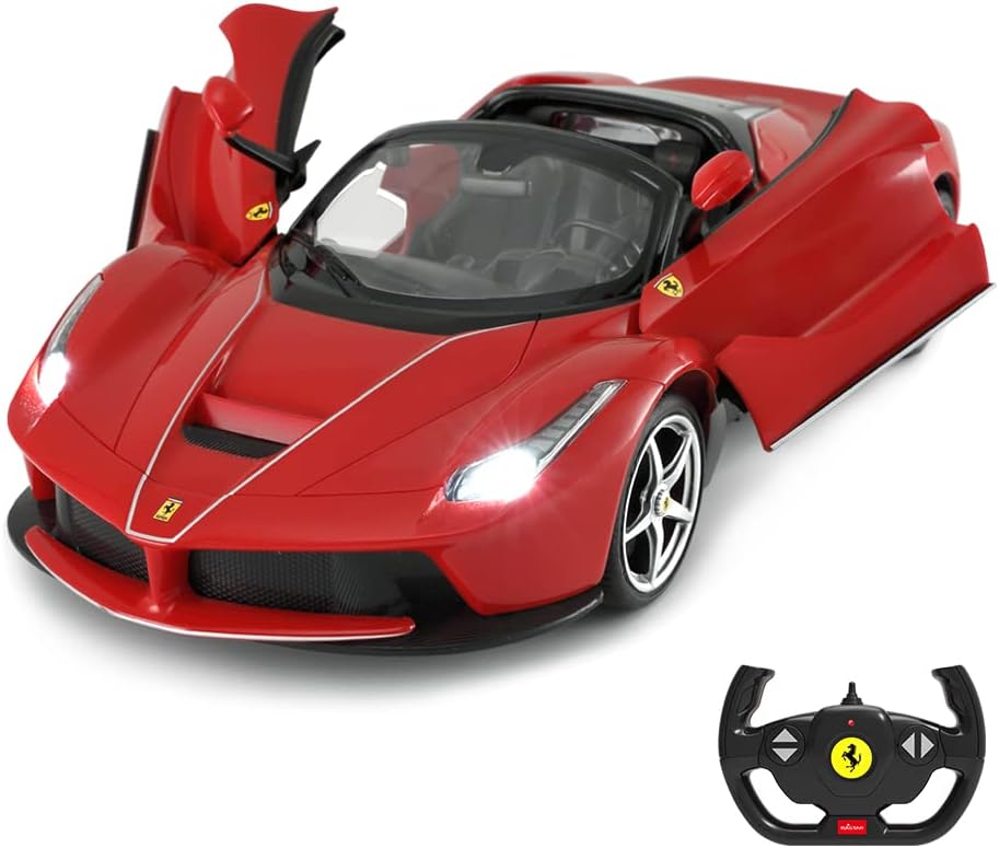Coche de juguete Ferrari con control remoto | RASTAR 1:14 Ferrari L...