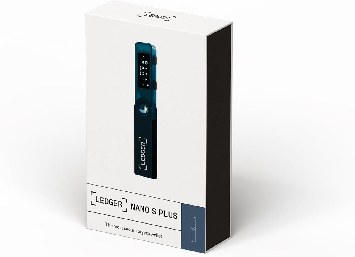 Ledger Nano S Plus - Cartera Crypto clásica | Zafiro, compacto, pan...