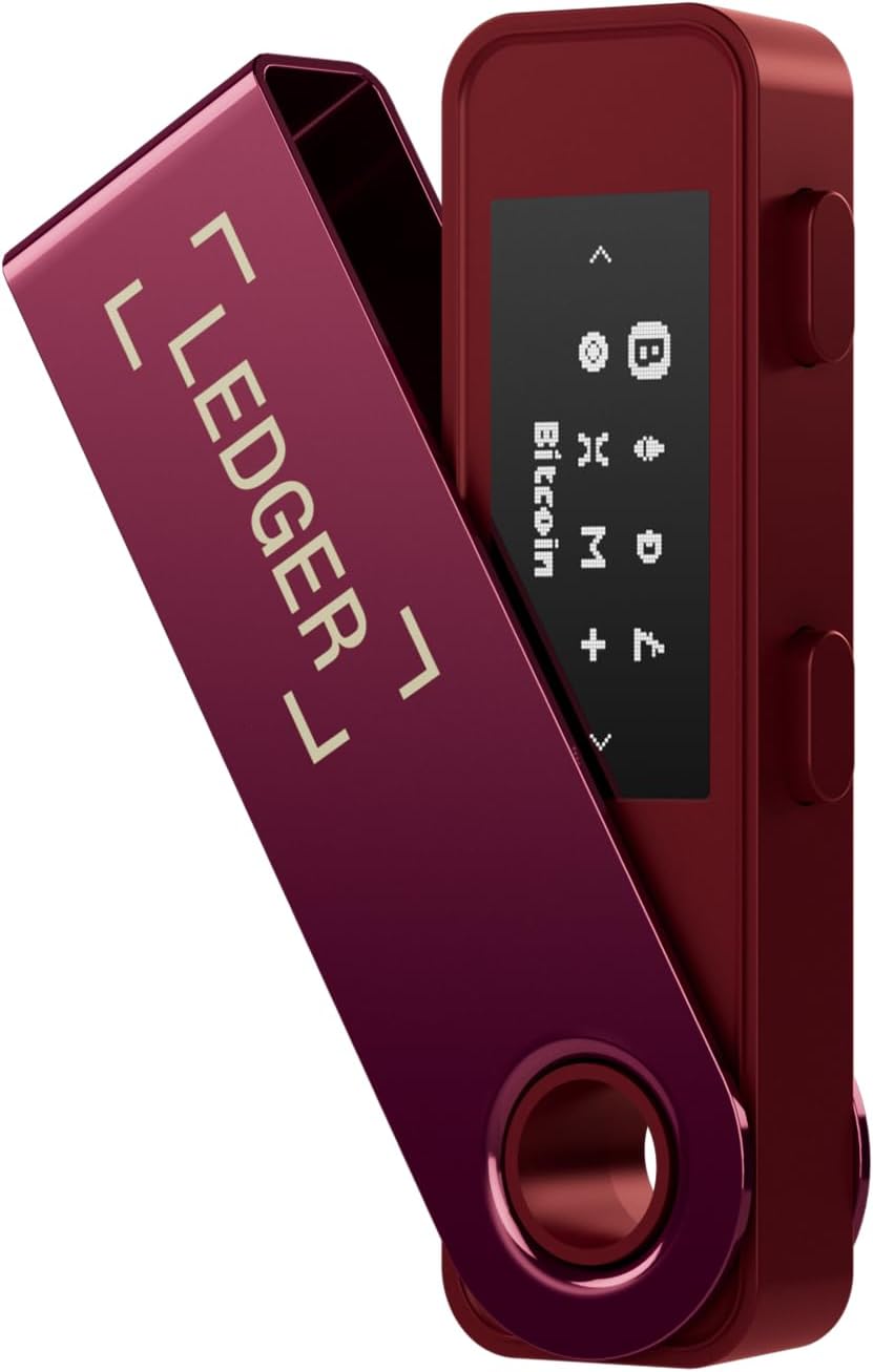 Ledger Nano S Plus - Cartera Crypto clásica | Crimson Magenta, comp...