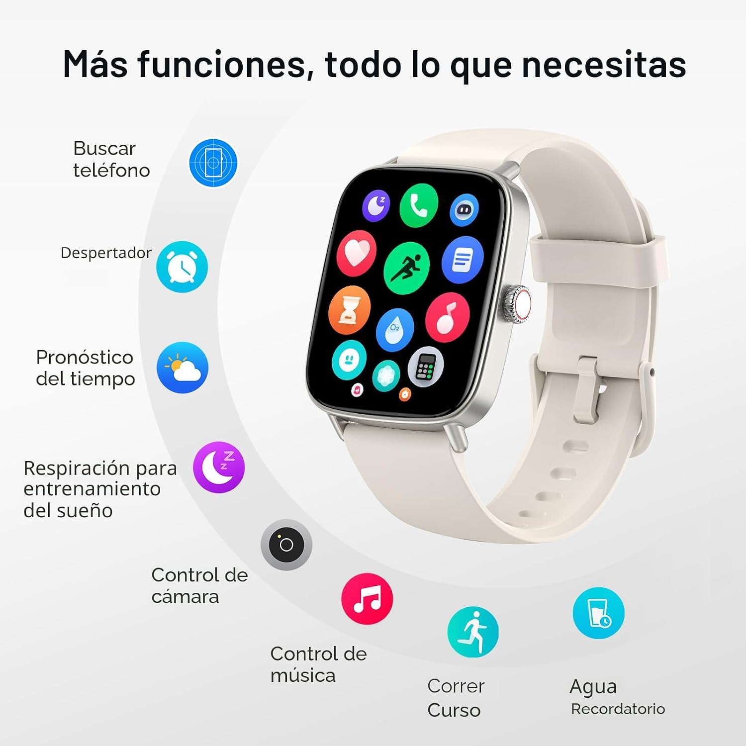 Reloj inteligente para mujeres, 1.85" HD, reloj inteligente com...