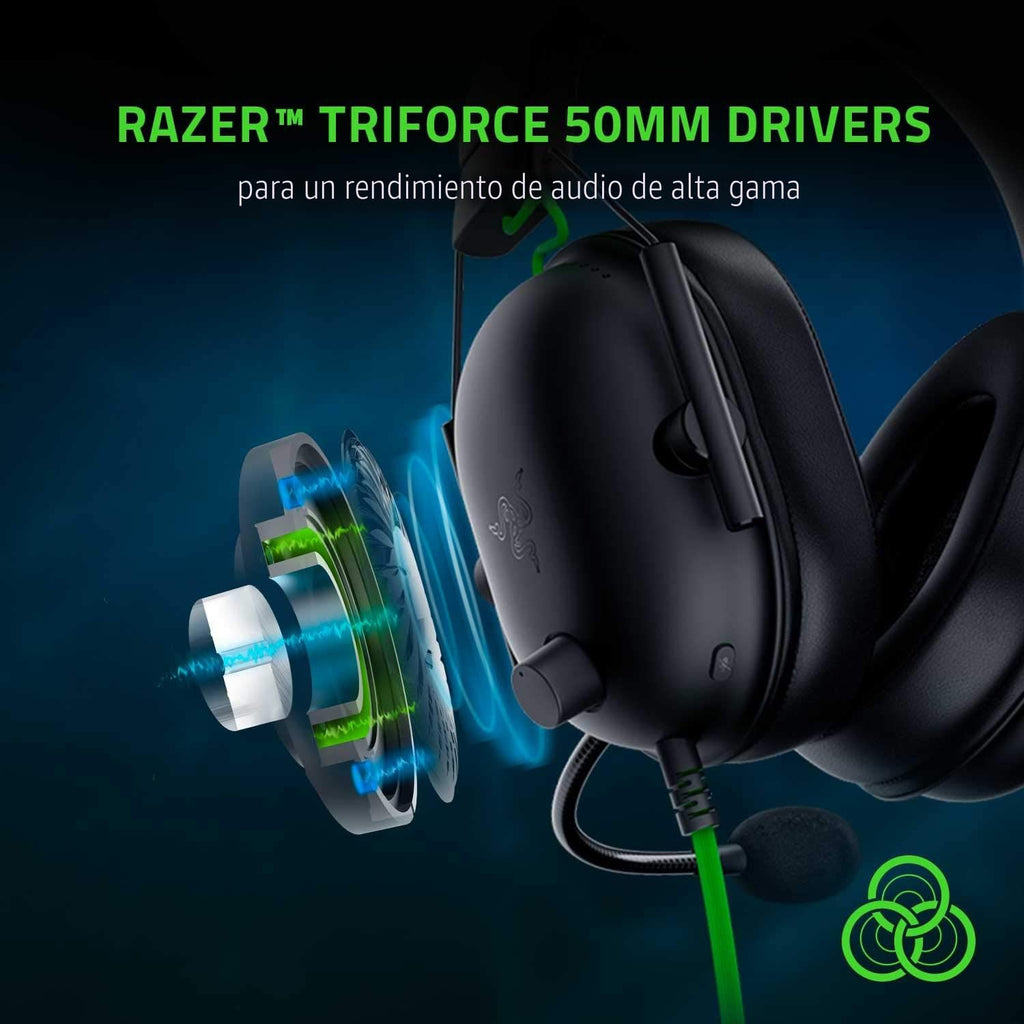 Razer BlackShark V2 X Auriculares para juegos: sonido envolvente es...