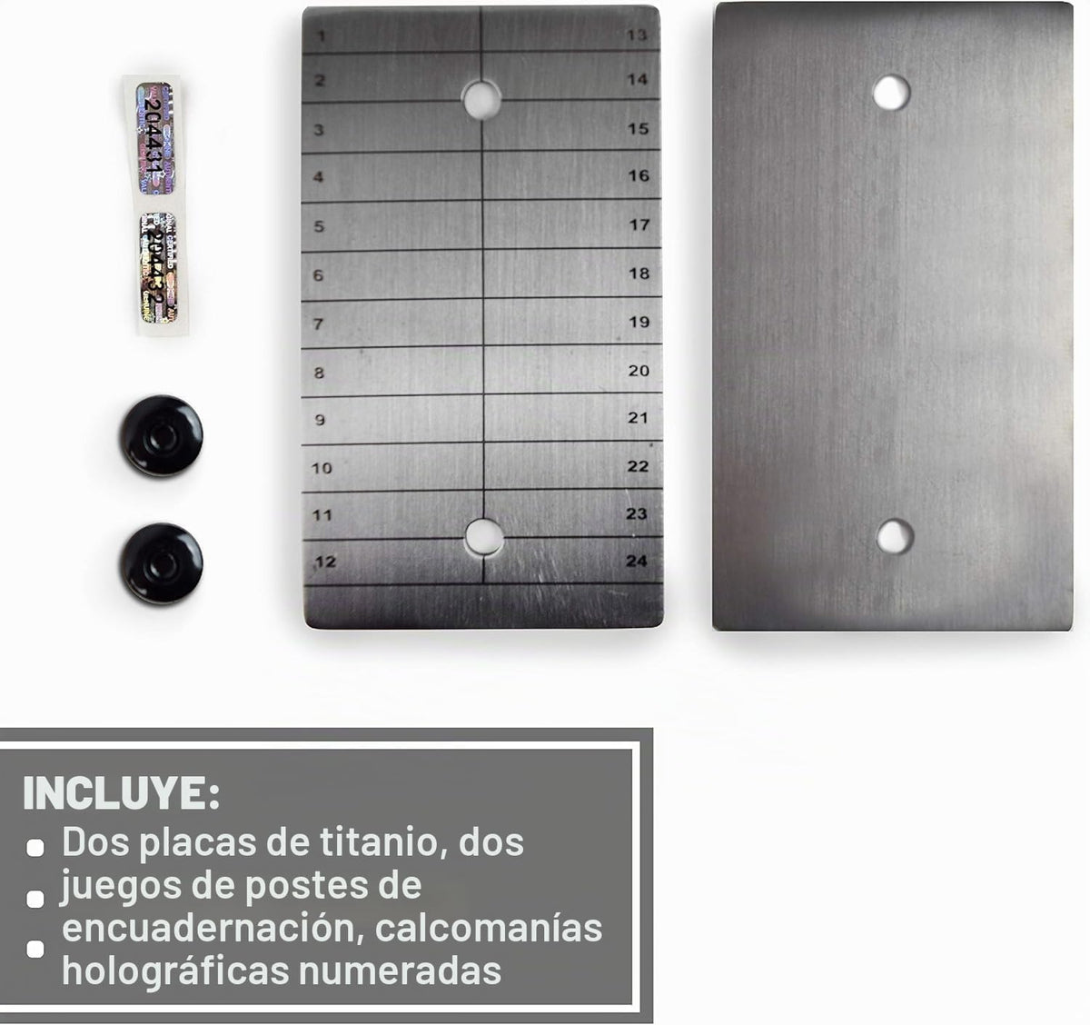 ColdTi - Placas de semilla de Bitcoin de titanio para almacenamient...