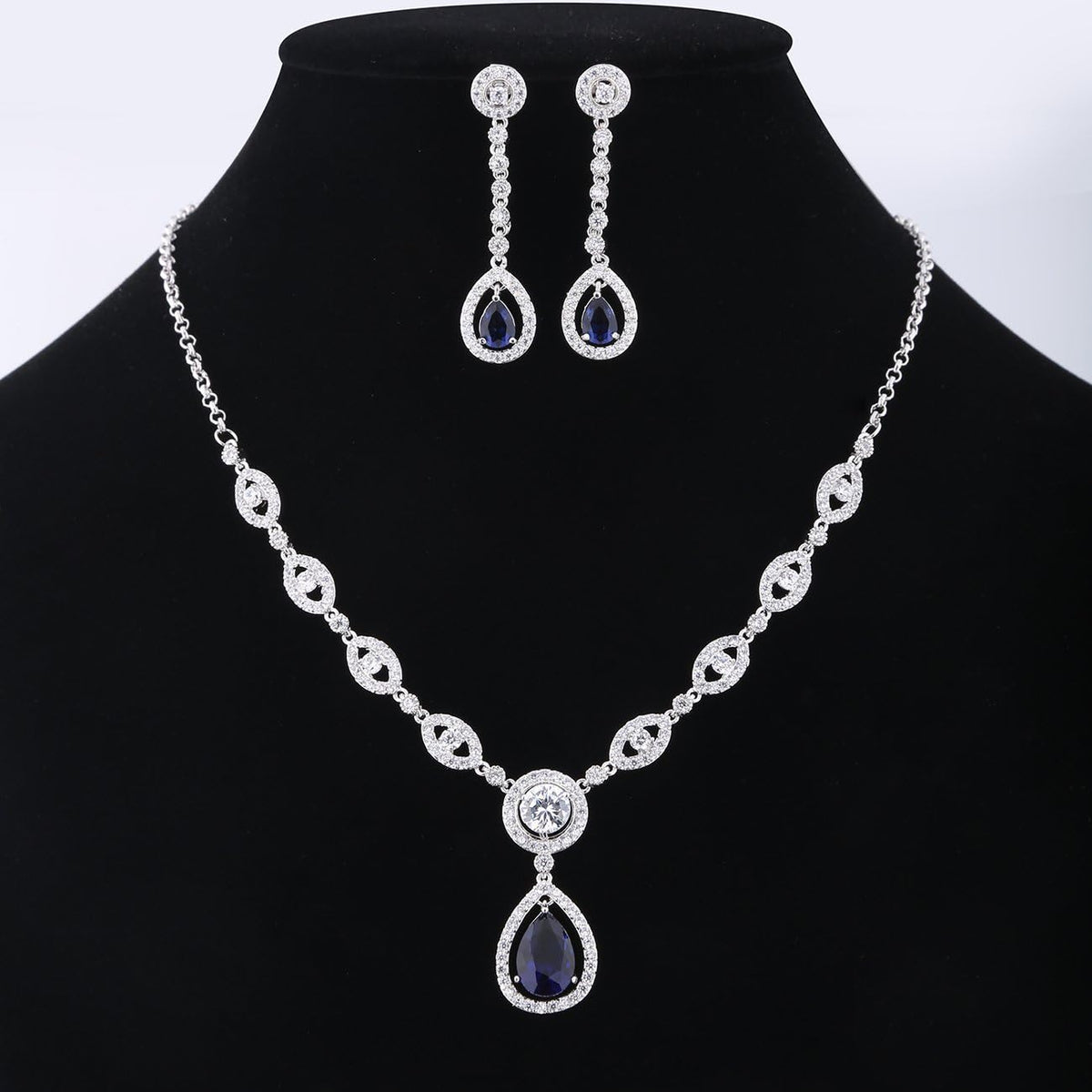GULICX AAA - Juego de joyería para fiestas de mujer con collar, pen...