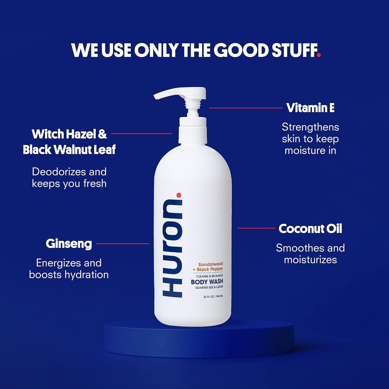 Huron Kit de ducha Jumbo \u2013 Champú, acondicionador y gel de bañ...