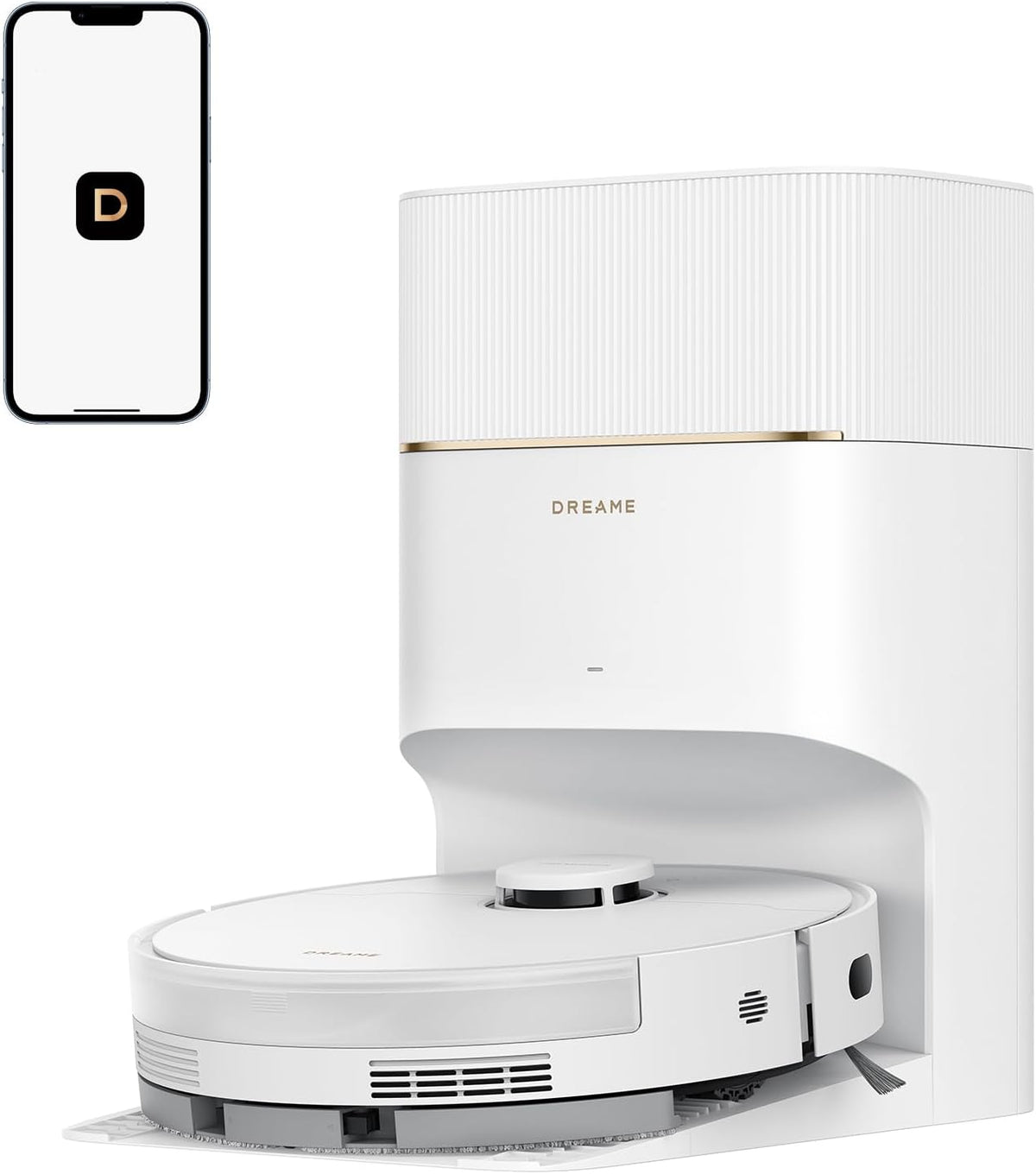 dreame Robot aspirador y trapeador D20 Pro Plus, desenredante DuoBr...