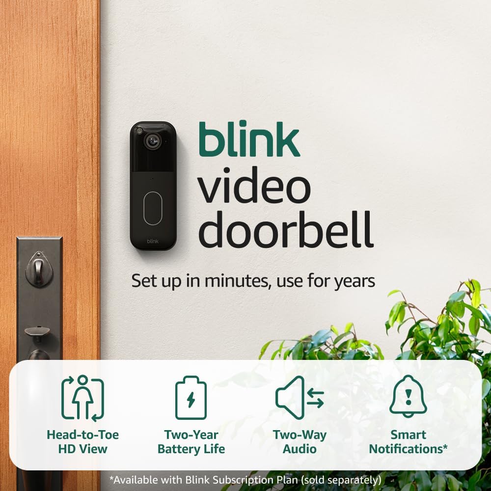 Blink Video Doorbell + Outdoor 4 XR: Cámaras de seguridad inteligen...
