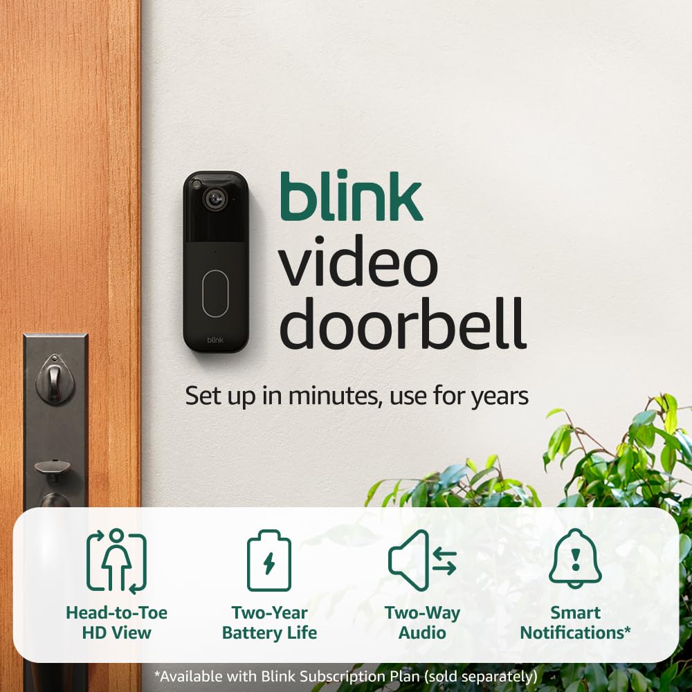 Blink Video Doorbell + Outdoor 4: cámaras de seguridad inalámbricas...
