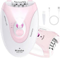 Depiladora para mujer, dispositivo de depilación facial de 2 veloci...