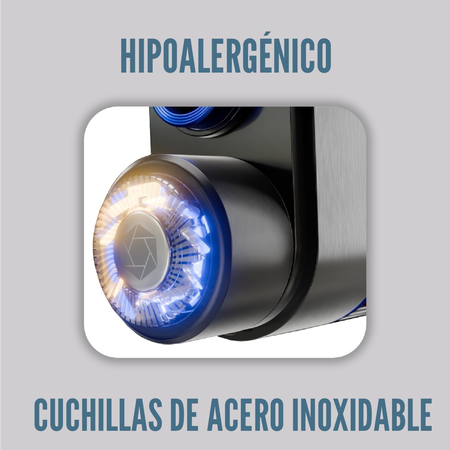 Microtouch Titanium Edge - Recortador de orejas y nariz con doble c...
