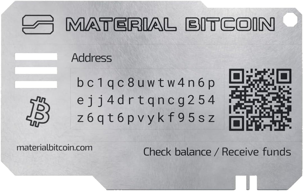 Material Bitcoin Lite - Cartera fría para Bitcoin - Billetera físic...