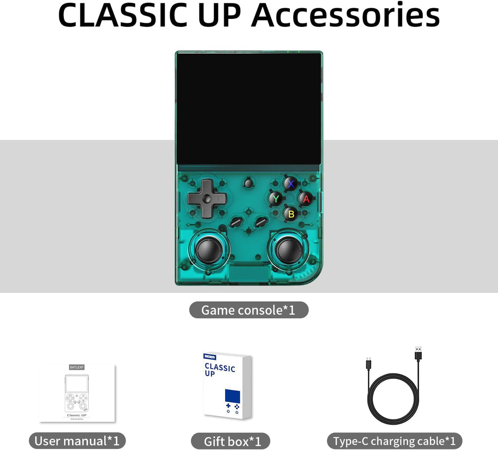 Aivuidbs Classic Up Consola de Juegos Portátil Retro, Juego Portáti...