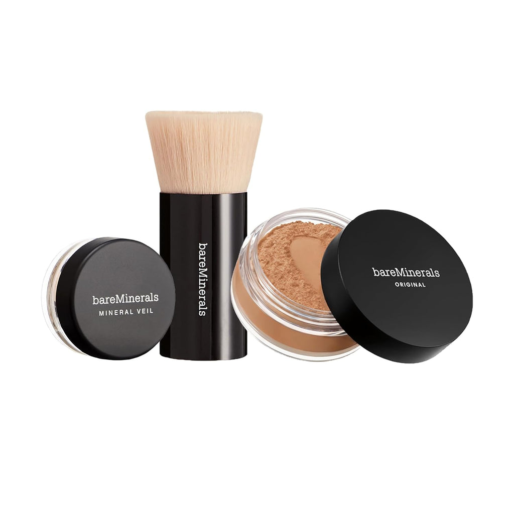 Kit Original Get Started de bareMinerals, Set de Maquillaje de 3 Pi...