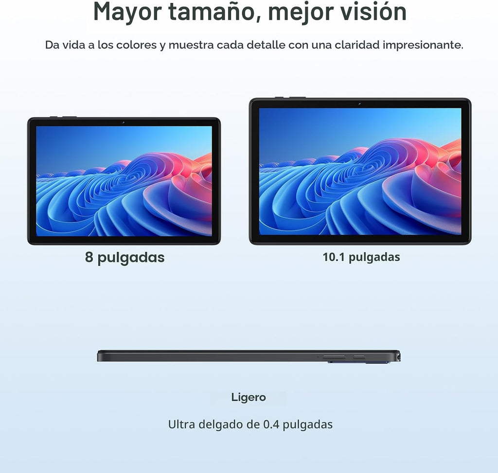Tablet Android 16 de 10.1 pulgadas 2026 con procesador Octa-Core co...