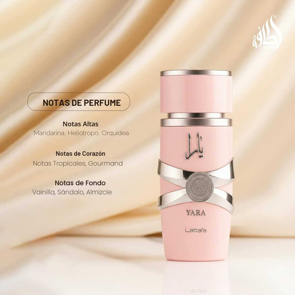 Lattafa Yara - Vainilla, Gourmand, Afrutada, Floral - Eau de Parfum...