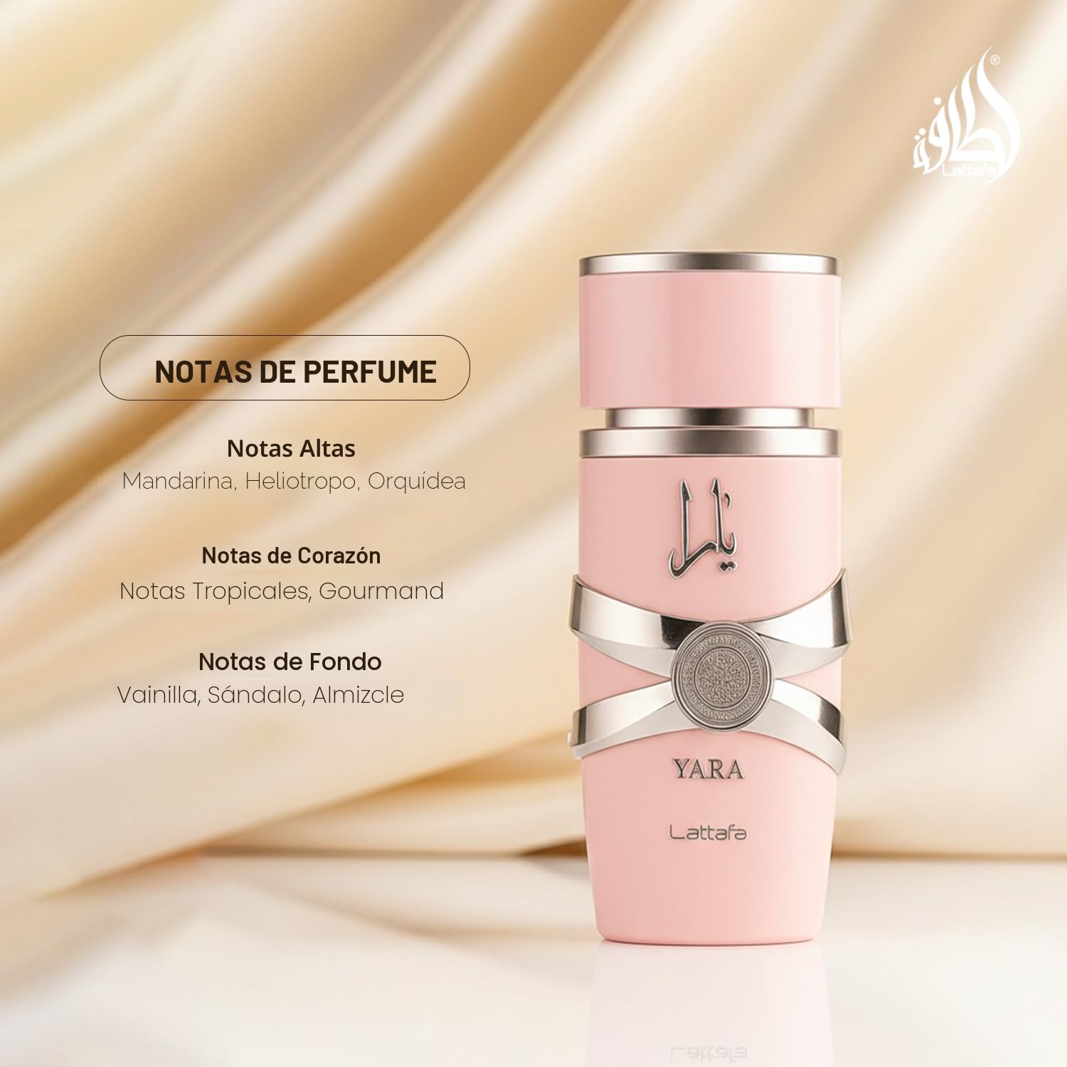 Lattafa Yara - Vainilla, Gourmand, Afrutada, Floral - Eau de Parfum...
