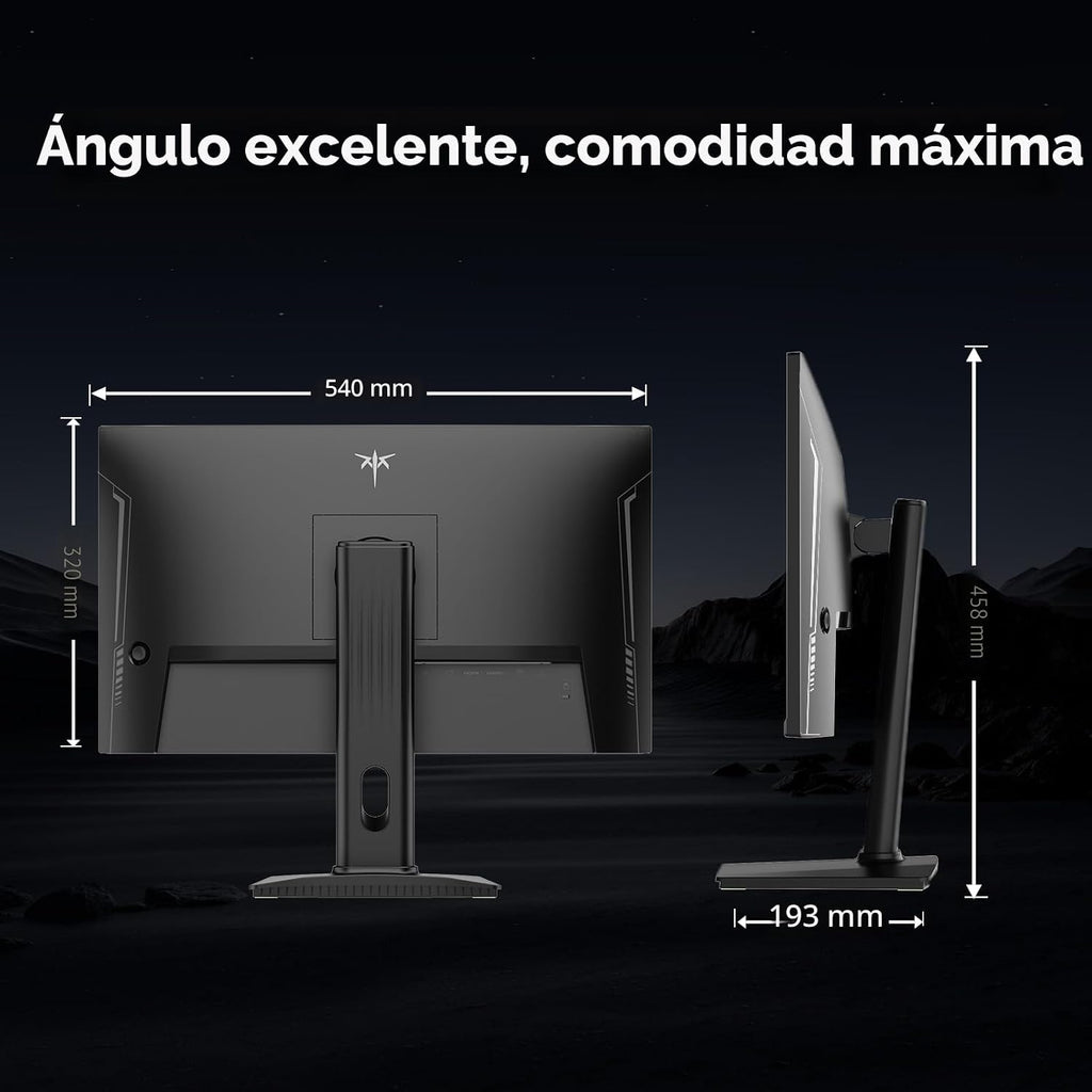 KTC Monitor de juegos QHD de 24 pulgadas 180Hz, monitor de computad...