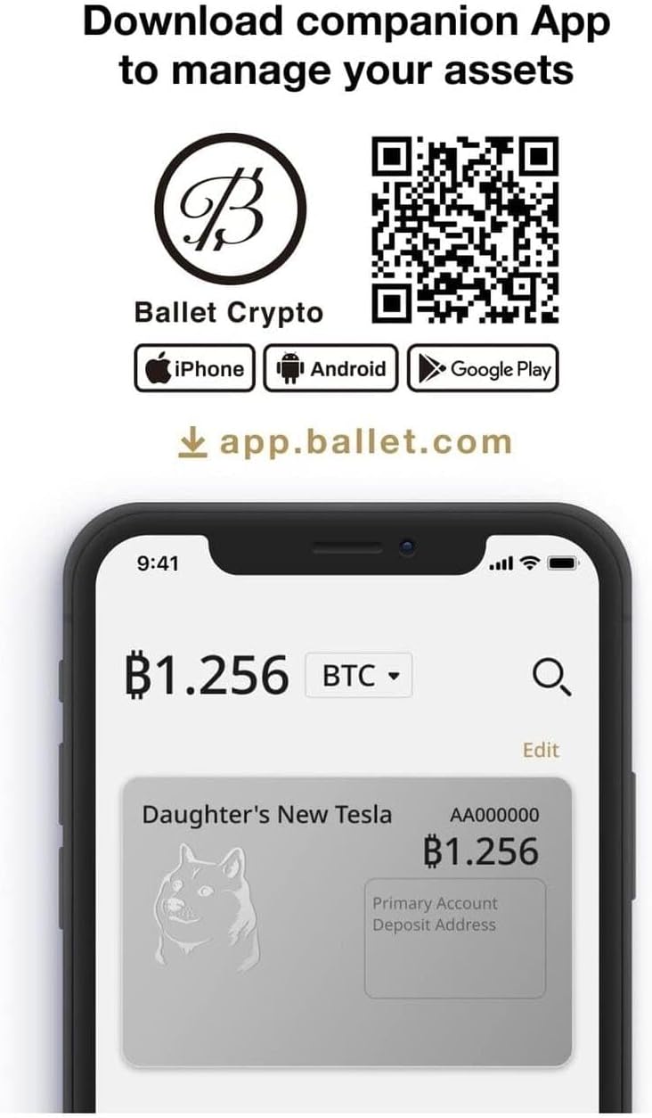 Ballet REAL Series Dogecoin - Tarjeta de almacenamiento en frío