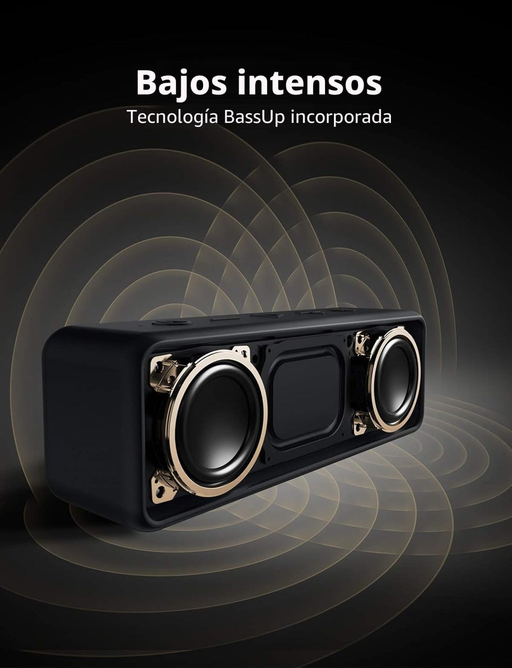 Anker Soundcore 2 - Altavoz Bluetooth portátil con sonido estéreo,...