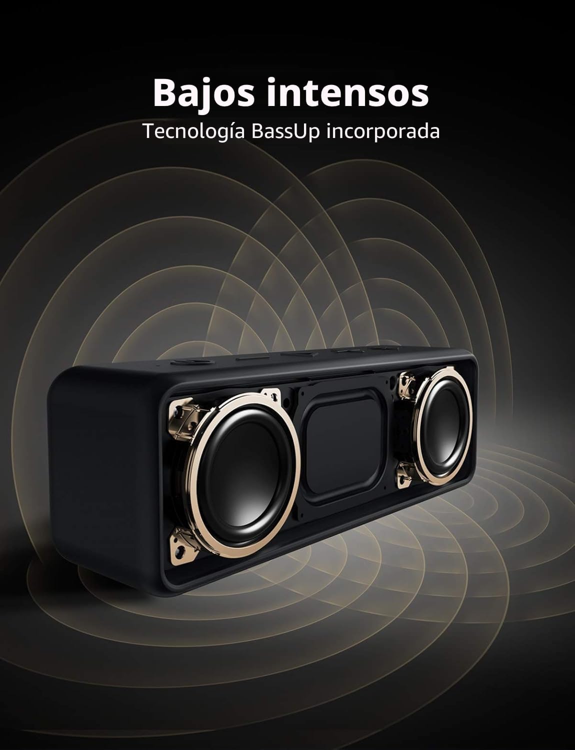 Anker Soundcore 2 - Altavoz Bluetooth portátil con sonido estéreo,...