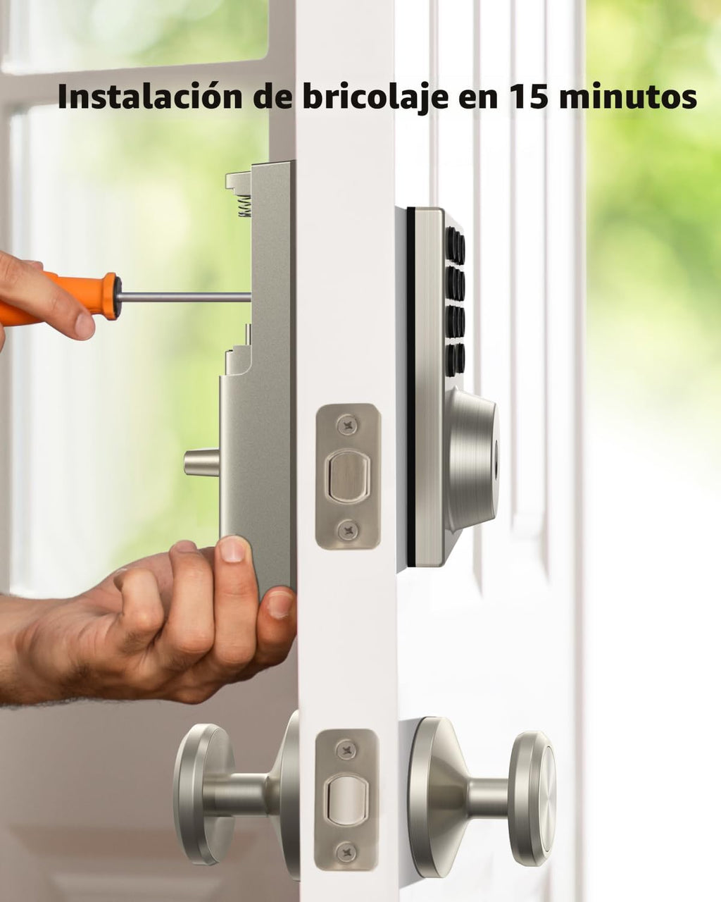 eufy Security Smart Lock C30, Cerradura de puerta de entrada sin ll...