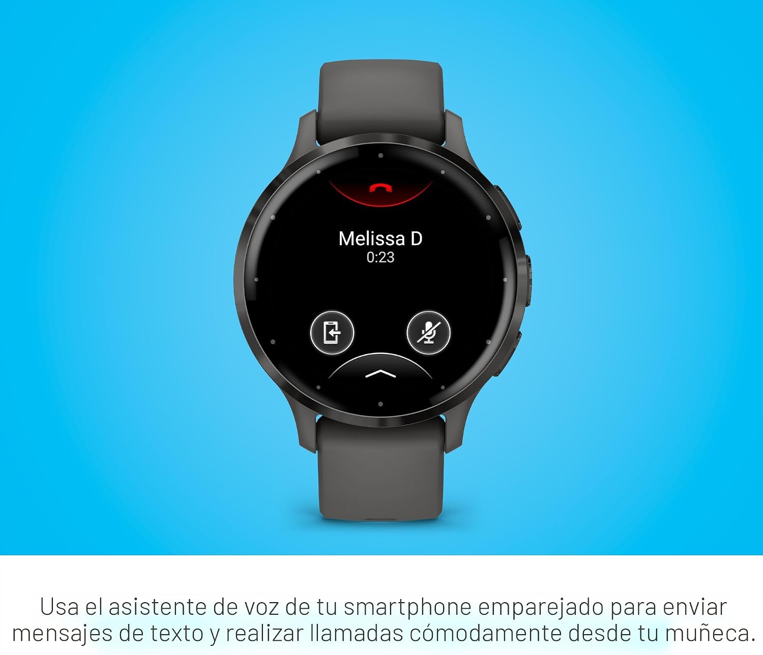 Garmin Venu 3S, reloj inteligente con bisel de acero inoxidable col...