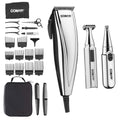 Conair MAN - Cortadora de pelo cromada 3 en 1 de 25 piezas, incluye...