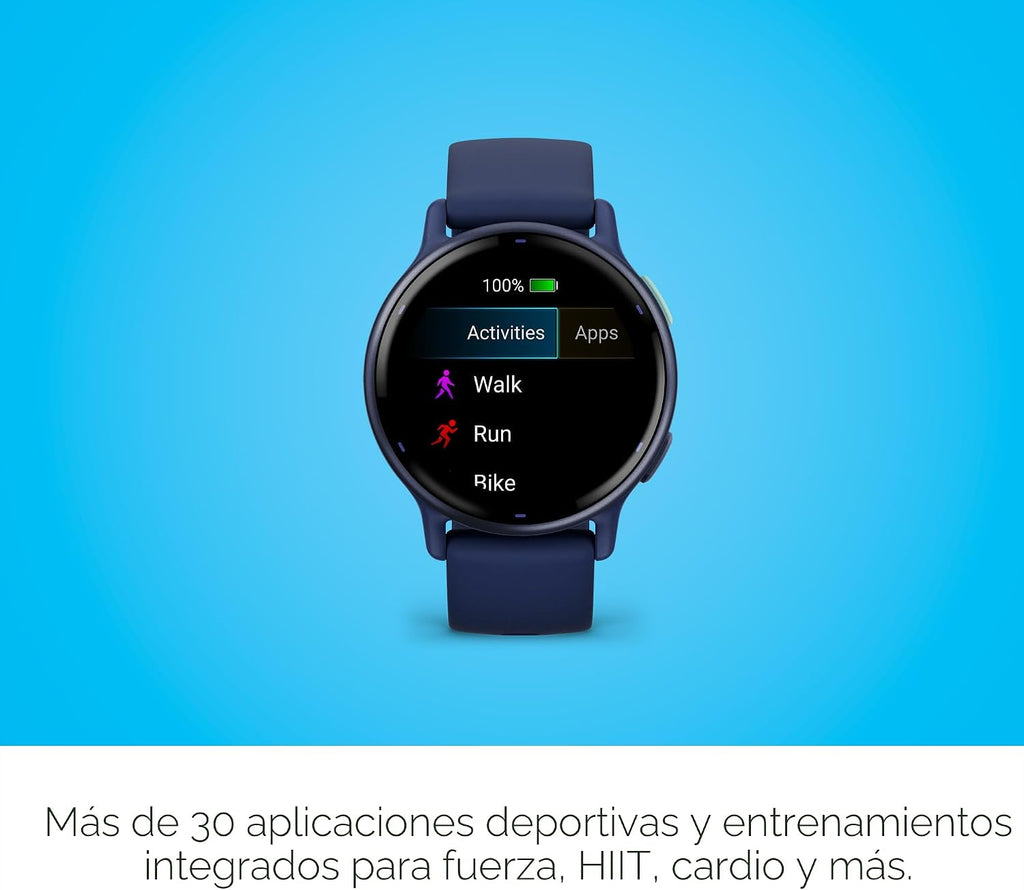 Garmin vívoactive 5, reloj inteligente GPS de salud y fitness, pant...