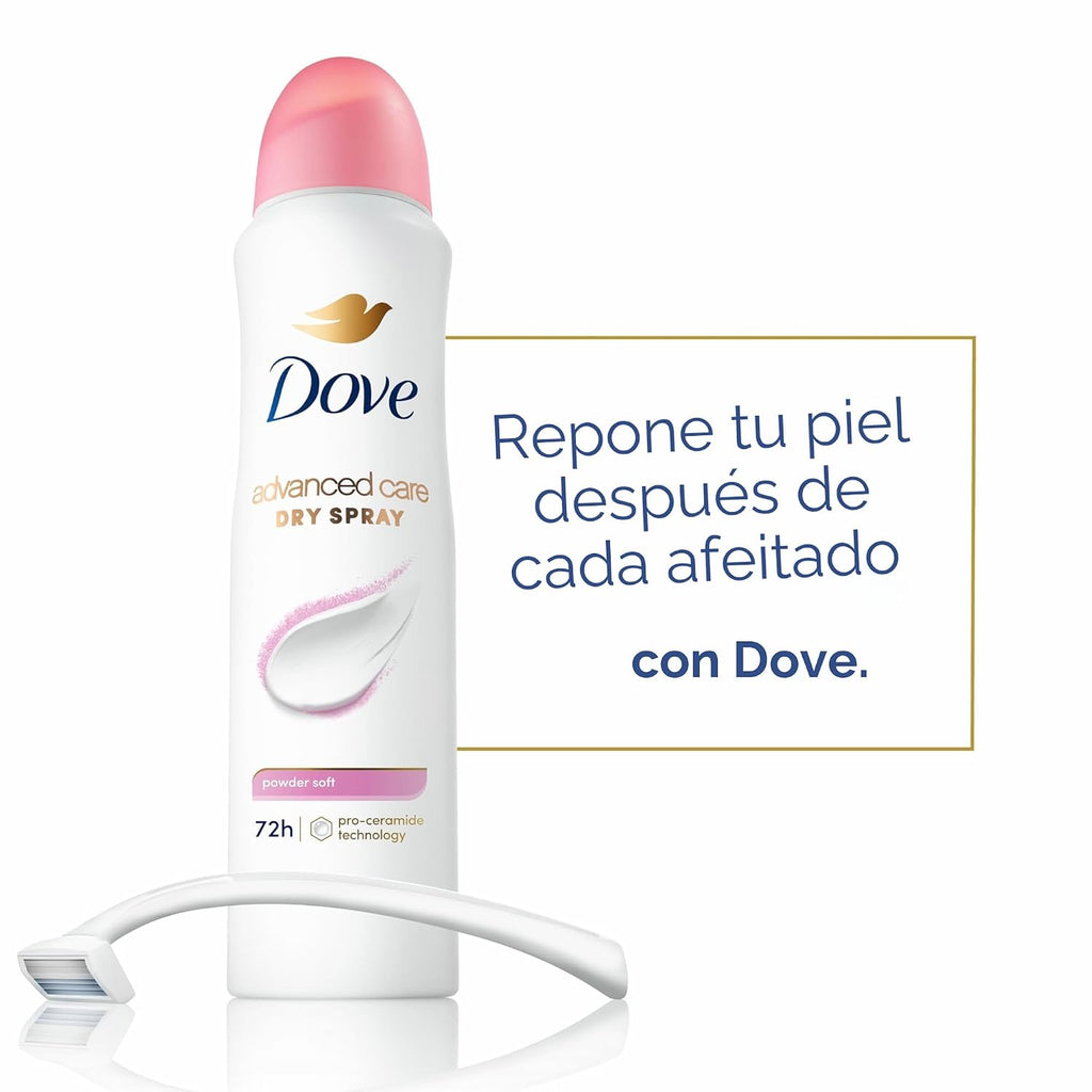 Dove Advanced Care desodorante antitranspirante en polvo suave 3 un...