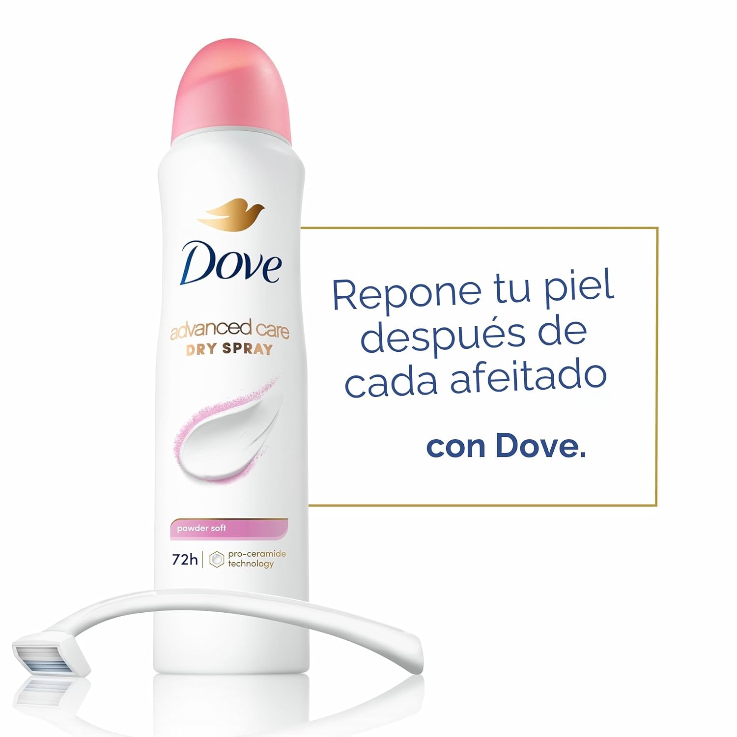 Dove Advanced Care desodorante antitranspirante en polvo suave 3 un...