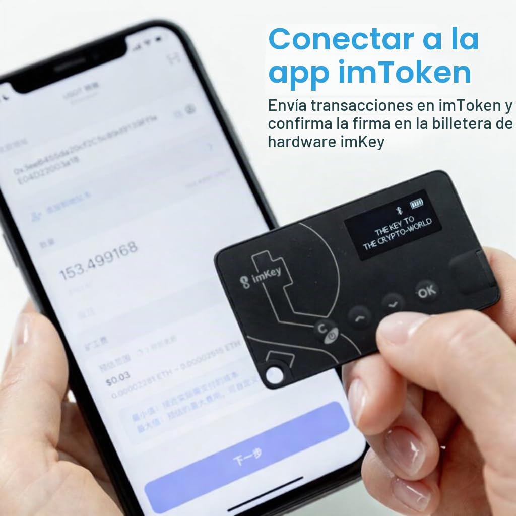imKey Pro Crypto Hardware Wallet Secure Cold Crypto Wallet con alma...