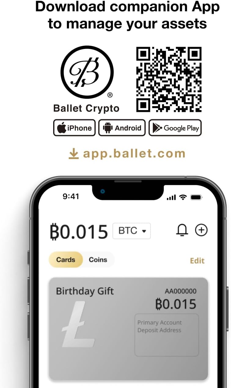 Ballet Real Litecoin - Tarjeta de almacenamiento en frío | Cartera...