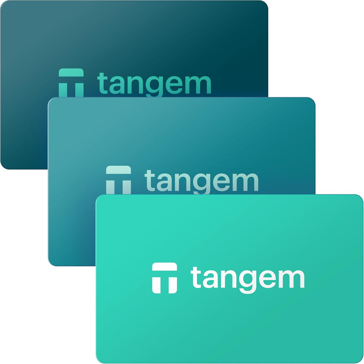 TANGEM Cartera Pack de 3 - Cartera criptográfica segura. Almacenami...