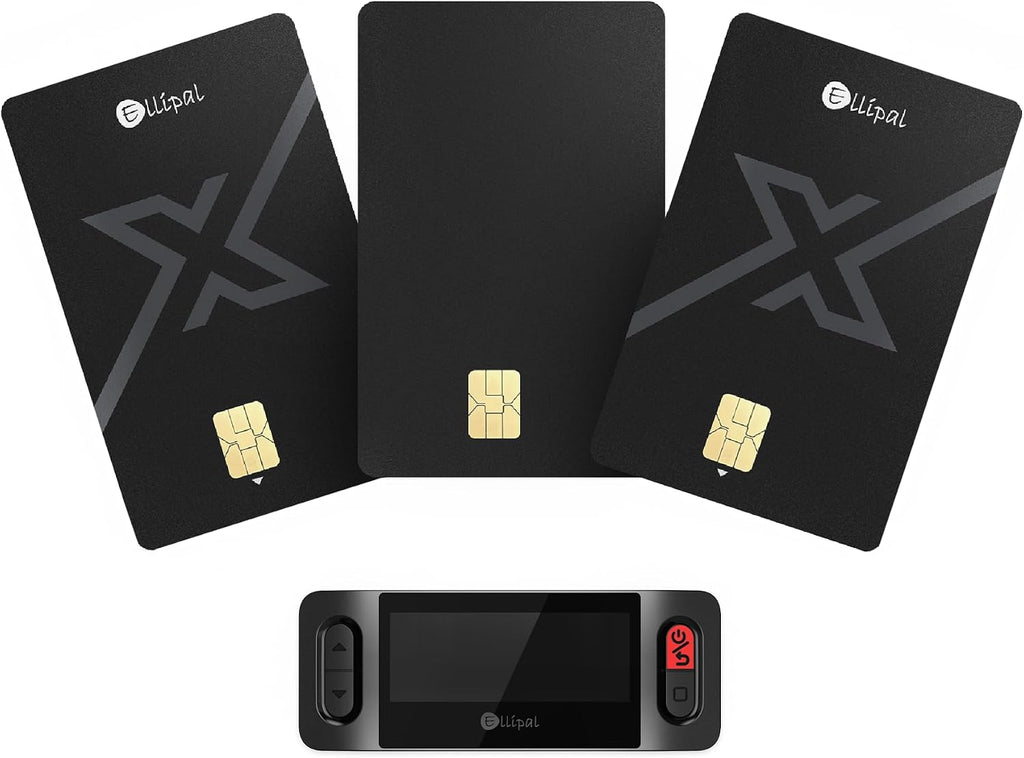 ELLIPAL X Card Crypto Wallet Pack de 3 \u2013 Cartera fría para Bit...