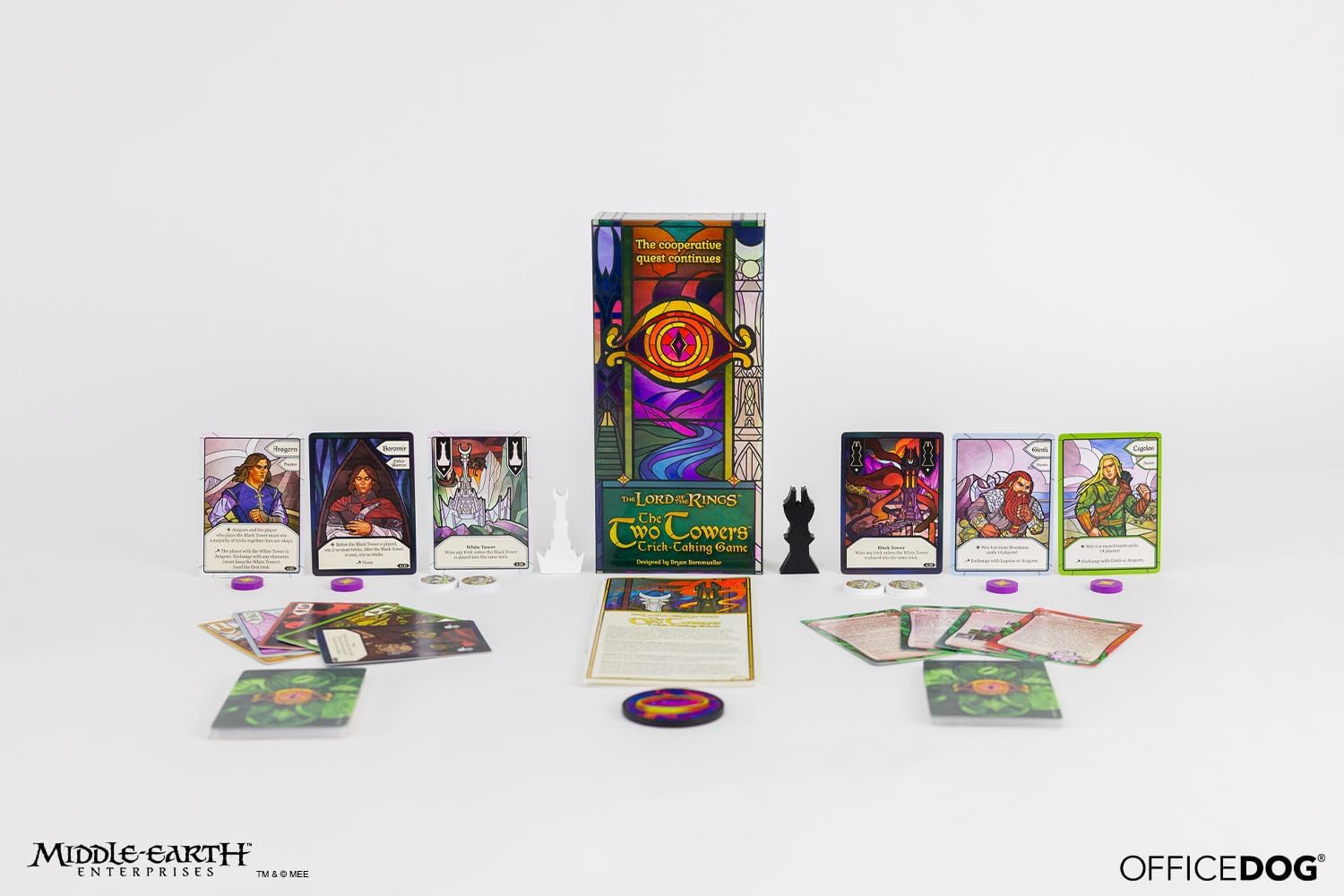 Asmodee The Lord of the Rings The Two Towers Juego de toma de truco...
