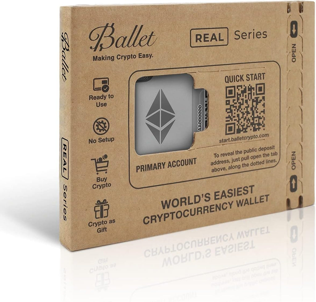 Ballet Ethereum - Tarjeta de almacenamiento en frío, acero inoxidab...
