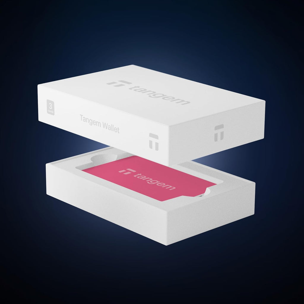 TANGEM Crypto Wallet Pack de 3 - Almacenamiento en frío de confianz...