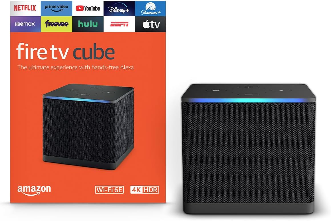 Amazon Fire TV Cube, con búsqueda de Fire TV con IA, Dispositivo de...