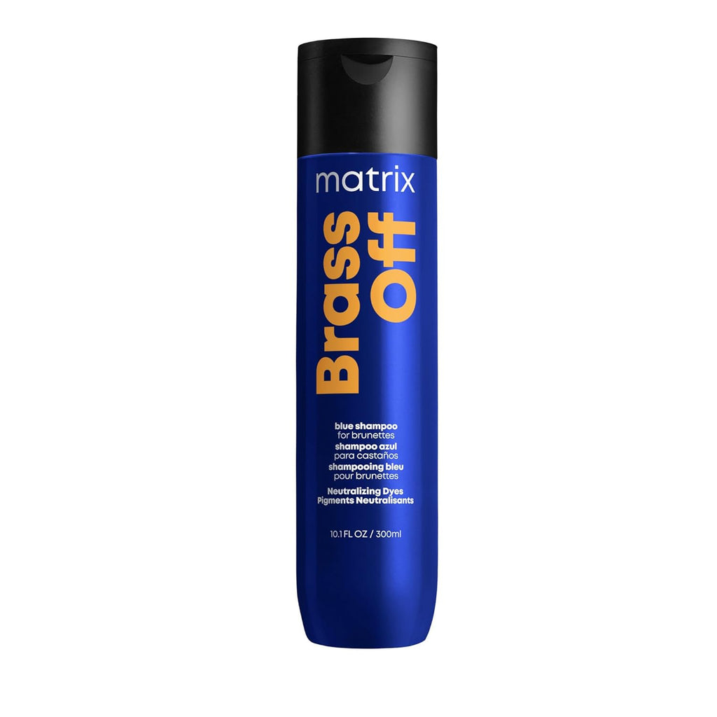 Matrix Brass Off Champú Azul Matizador - Refresca y Neutraliza Tono...