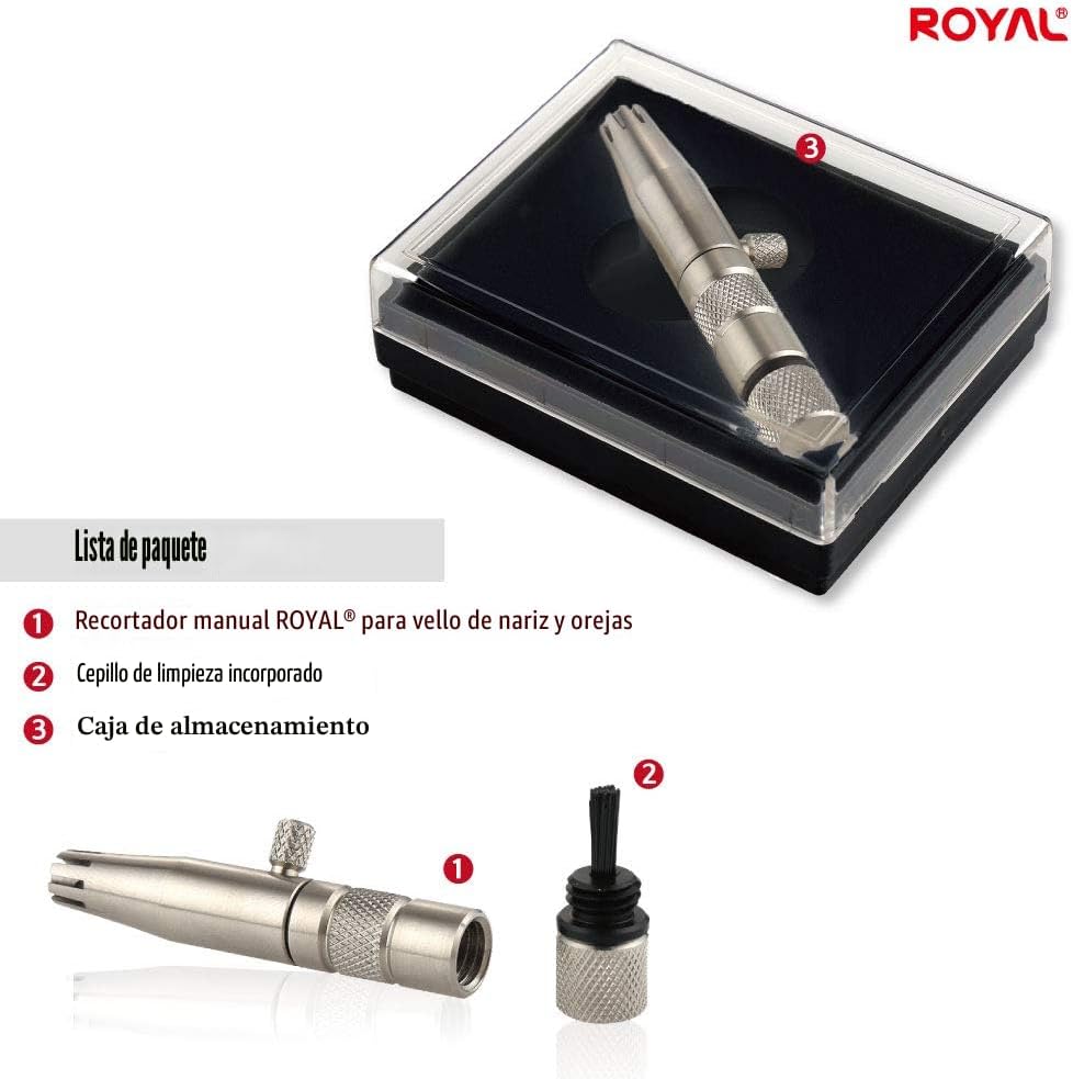 ROYAL [Fabricado en Corea] Recortadora Manual Premium de Vello Nasa...