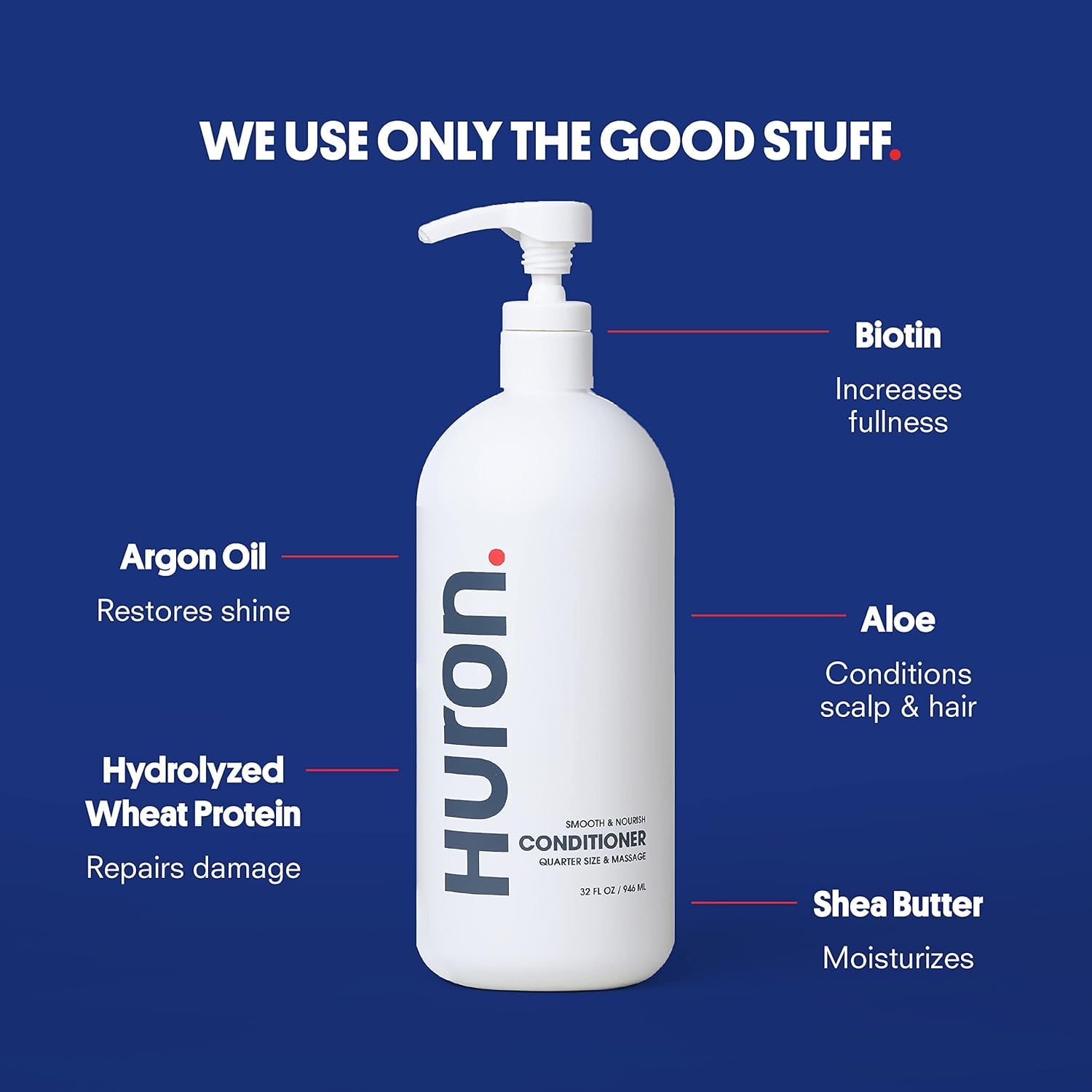 Kit de Ducha Jumbo Huron - Champú, Acondicionador y Gel de Baño par...