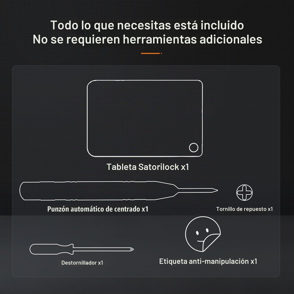 Satorilock Almacenamiento de semillas criptográficas, mini tableta...