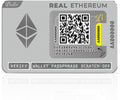 Ballet Ethereum - Tarjeta de almacenamiento en frío, acero inoxidab...