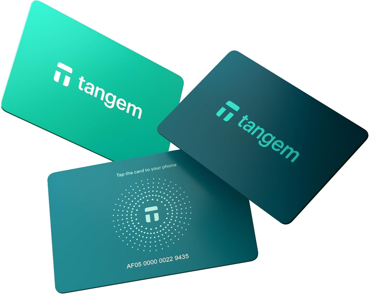TANGEM Cartera 2.0 (paquete de 2) Cartera Electric Sea (paquete de...