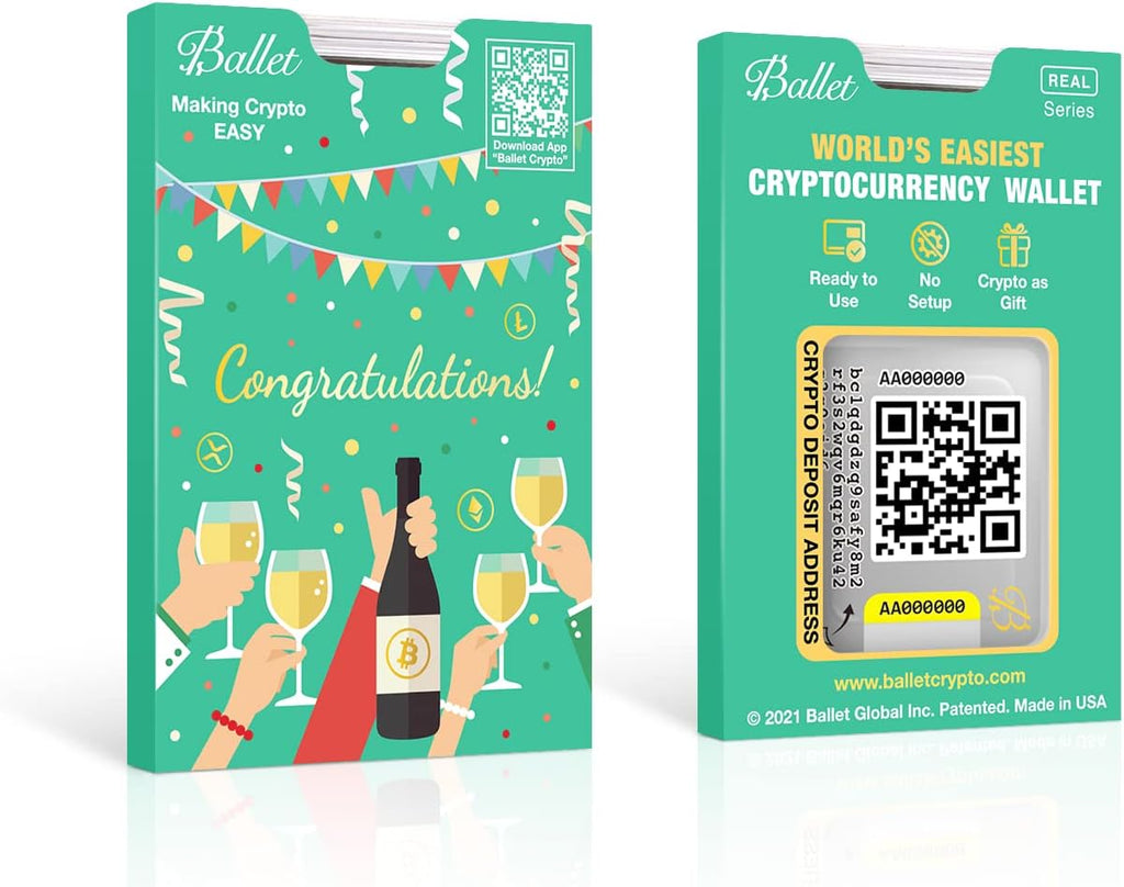 Ballet REAL Bitcoin - Paquete de 3 tarjetas de almacenamiento en fr...